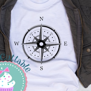 Nautical Compass Svg, Compass Clipart, Nautical Screen Print, Sublimation Digital design, Cut file, Wind Rose SVG, Eps, Dxf, Png camping