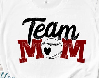 Baseball Team Mom Svg Etsy Baseball Team Mom Svg Etsy
