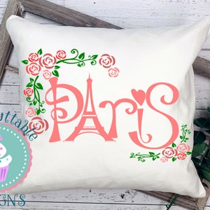 Paris SVG, Eiffel Tower SVG, France Svg, Paris Word Art, wedding svg Honeymoon vacation Svg, Eps, DXF Printable Sublimation png Cut File