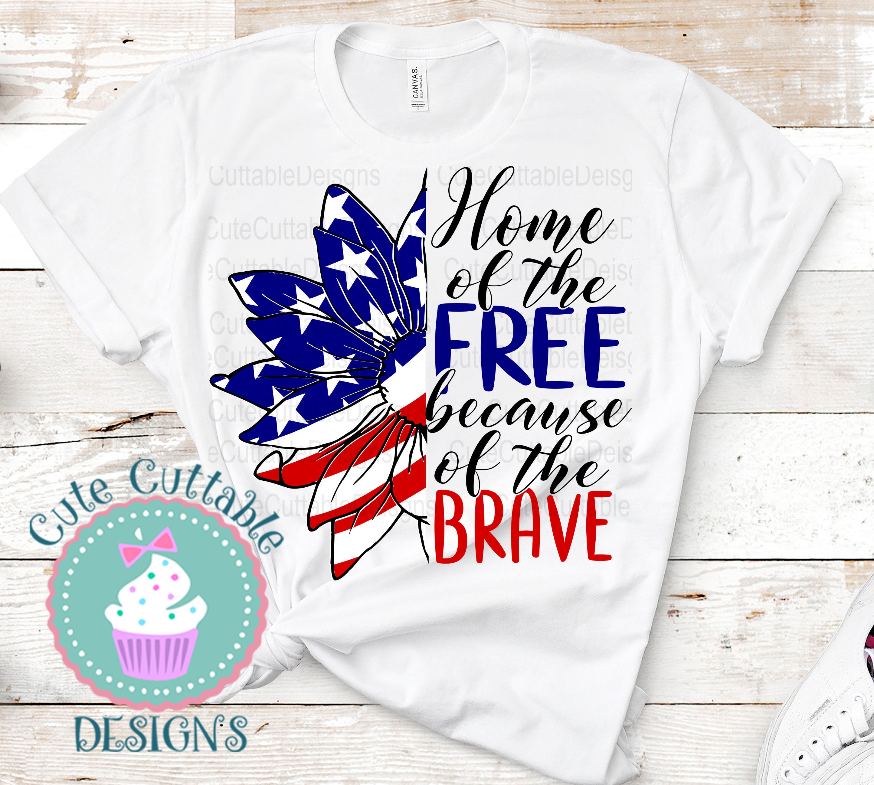 Free Free 175 Home Of The Free Because Of The Brave Sunflower Svg SVG PNG EPS DXF File