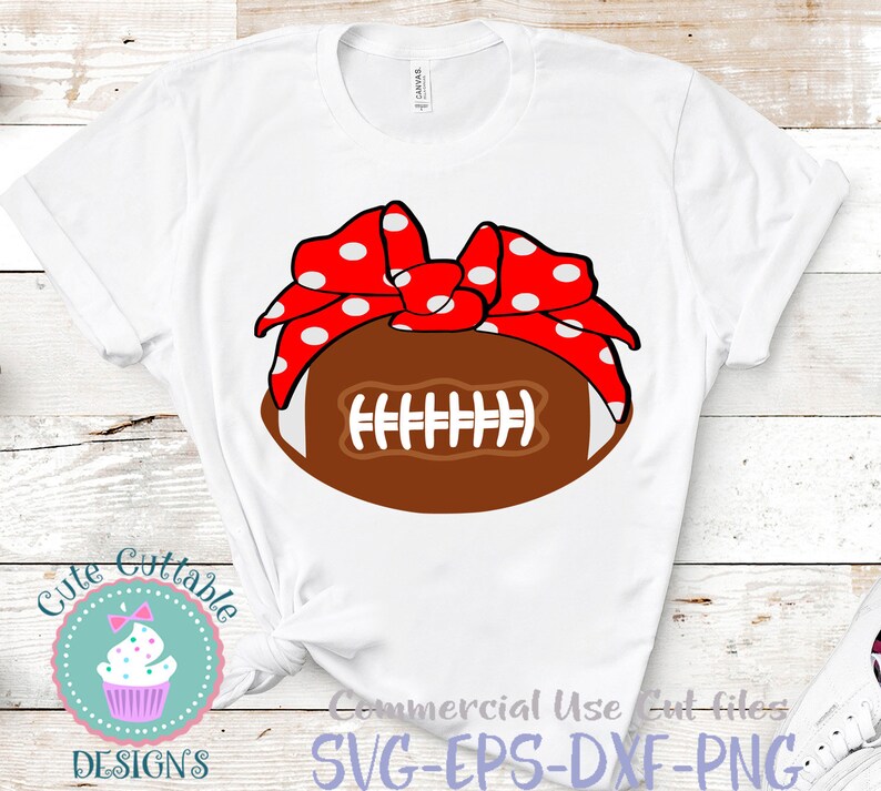 Download Red Bandana Football svg Football Mom Svg Eps DXF Cut file ...
