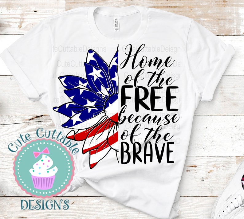 Download July 4th Svg Sublimation Png Independence Day Fourth Of July Svg Dxf Eps Usa Sunflower Svg Home Of The Free Because Of The Brave Svg Clip Art Art Collectibles Vadel Com