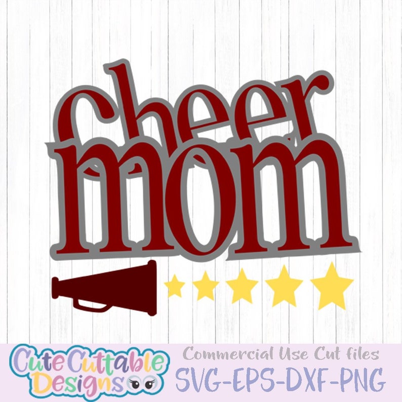 Download Clip Art Cheer Mom Svg File Cheerleader Mom Svg Cheer Mom Squad Megaphone Cheer Mom Vibes Svg Eps Dxf Png Art Collectibles
