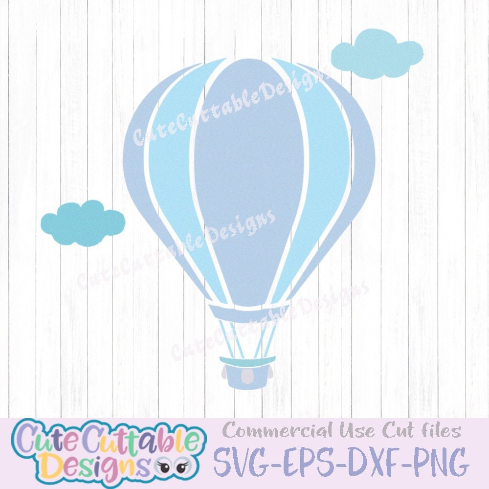 Hot Air Balloon Svg Cutting File Svg Images Balloon Baby - Etsy