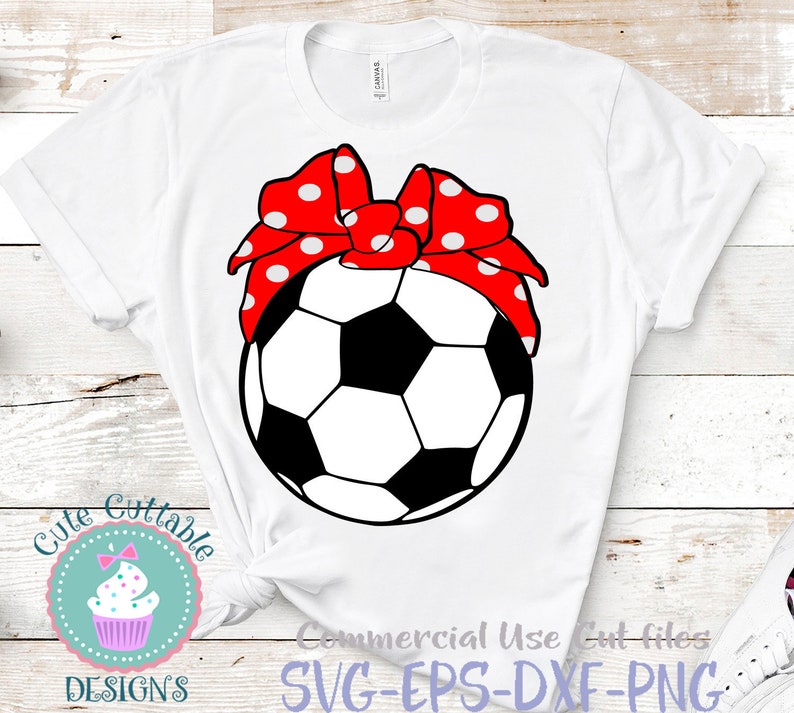 Red Bandana Soccer svg Soccer Mom Svg Eps DXF Cut file | Etsy