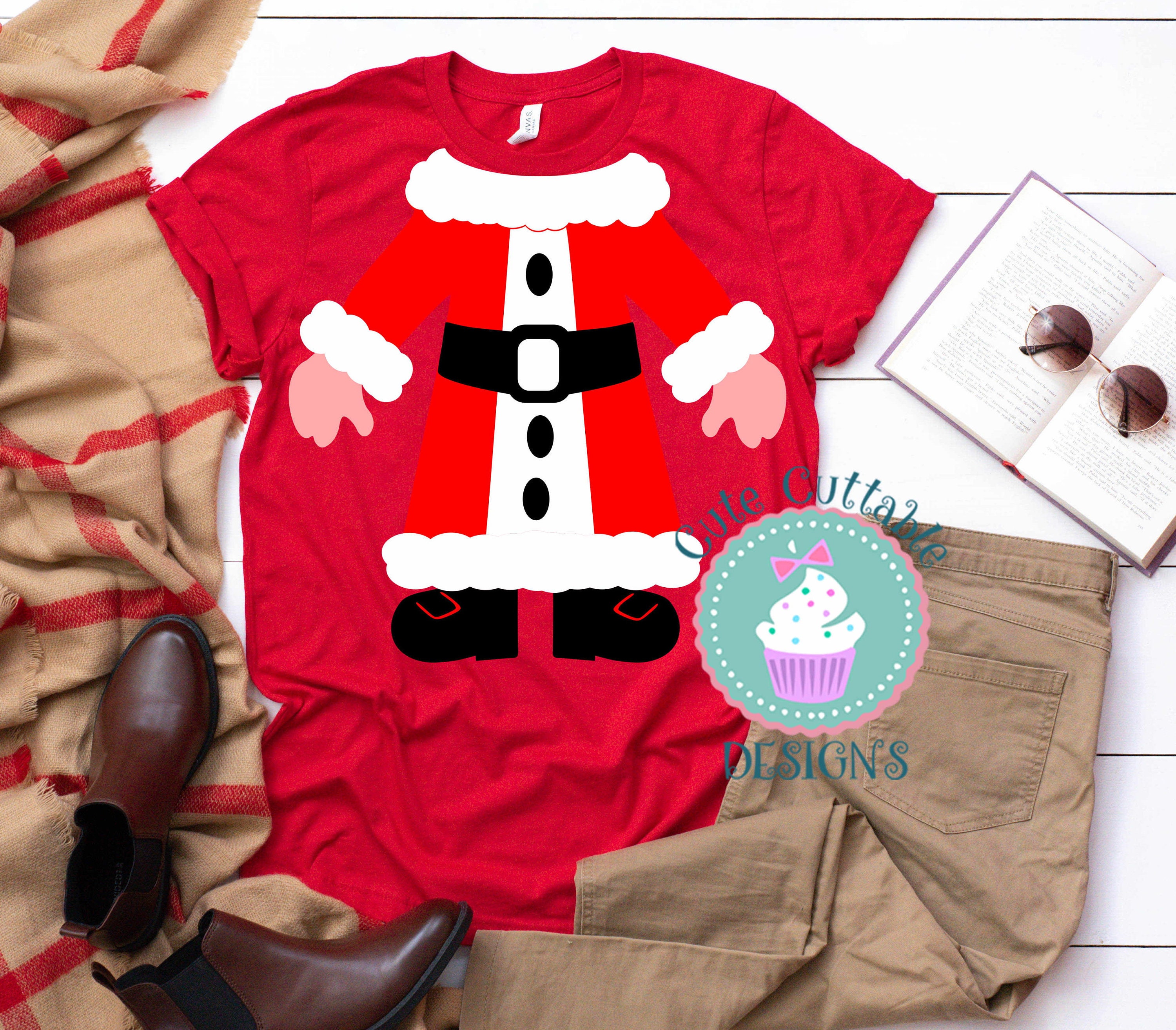 mrs claus ugly sweater