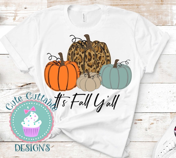 Download Pumpkin Png It S Fall Fall Yall Leopard Pumpkin Svg Etsy