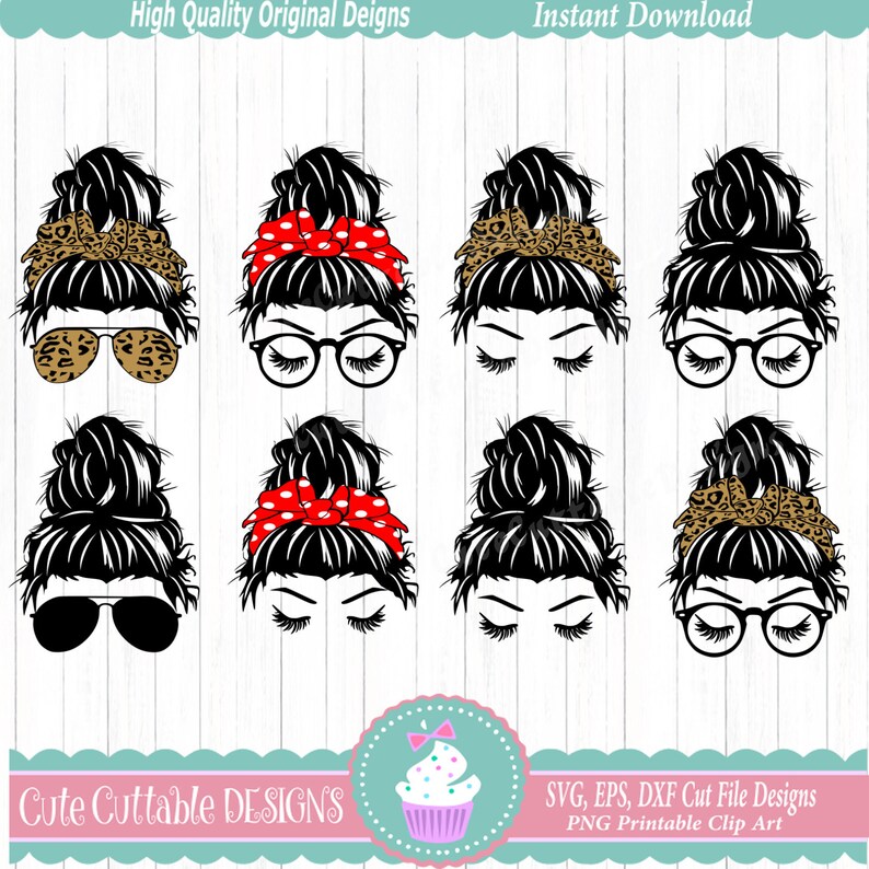 Download Messy Hair Bundle Mom Bun Hair Bun Bandana Svg Eps Dxf Cricut Silhouette Cut File Print Sublimation Messy Bun Svg Mom Bandana Svg Clip Art Art Collectibles Lifepharmafze Com