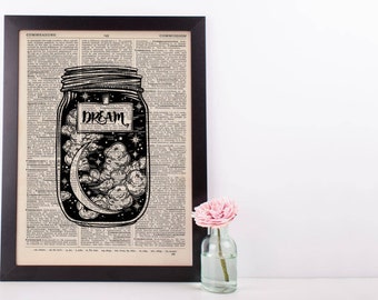 Dream Jar Dictionary Print