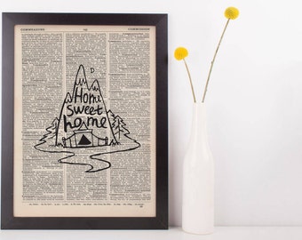 Home Sweet Home Dictionary Print