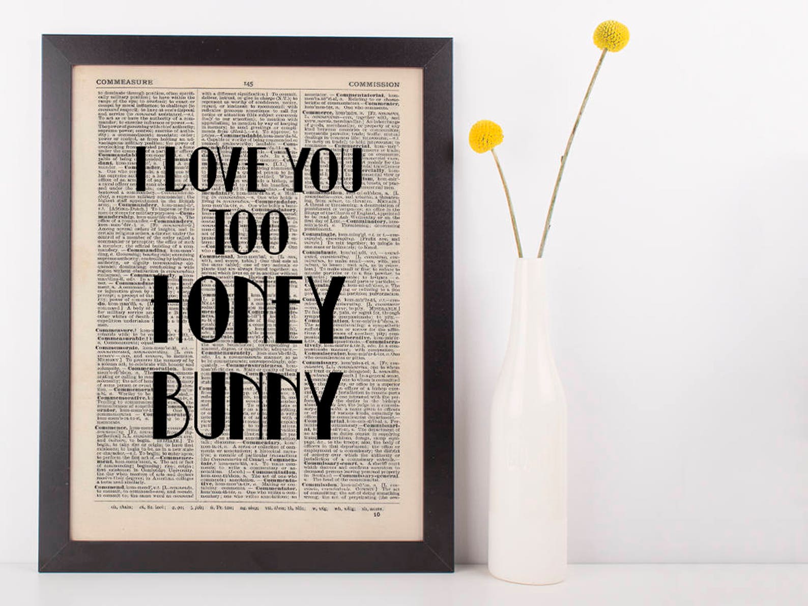 I Love You Too Honey Bunny