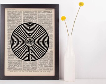 Eye Labyrinth Dictionary Print