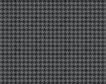 Houndstooth - All About Plaids - Black - Cotton - Riley Blake