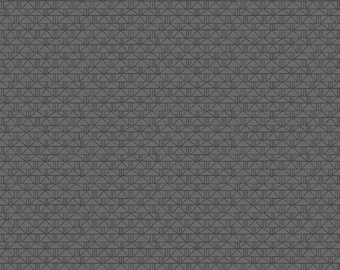 All Through the Land - Bricks - Smoke Fabric - Cotton + Steel