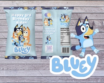 Bluey Chip Bag Design