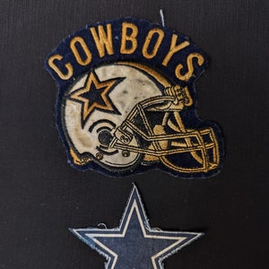 DALLAS COWBOYS EMBROIDERED IRON ON PATCH 2.5” X 2.5” FREE SHIPPING 
