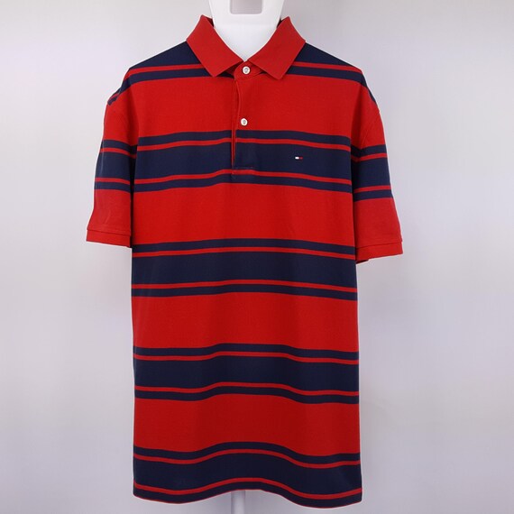 red tommy polo