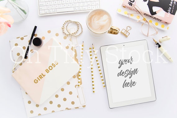 Download Free Styled Desktop Image With Frame Mockup Inc Jewelry Camera (PSD) - Free Mockups Generator