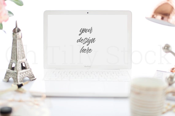 Styled Stock Photo Device Mockup Social Media
