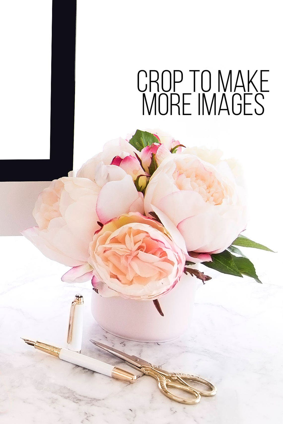 Download Styled Stock iMac Mockup w/ Pink Details on Marble Styled ...