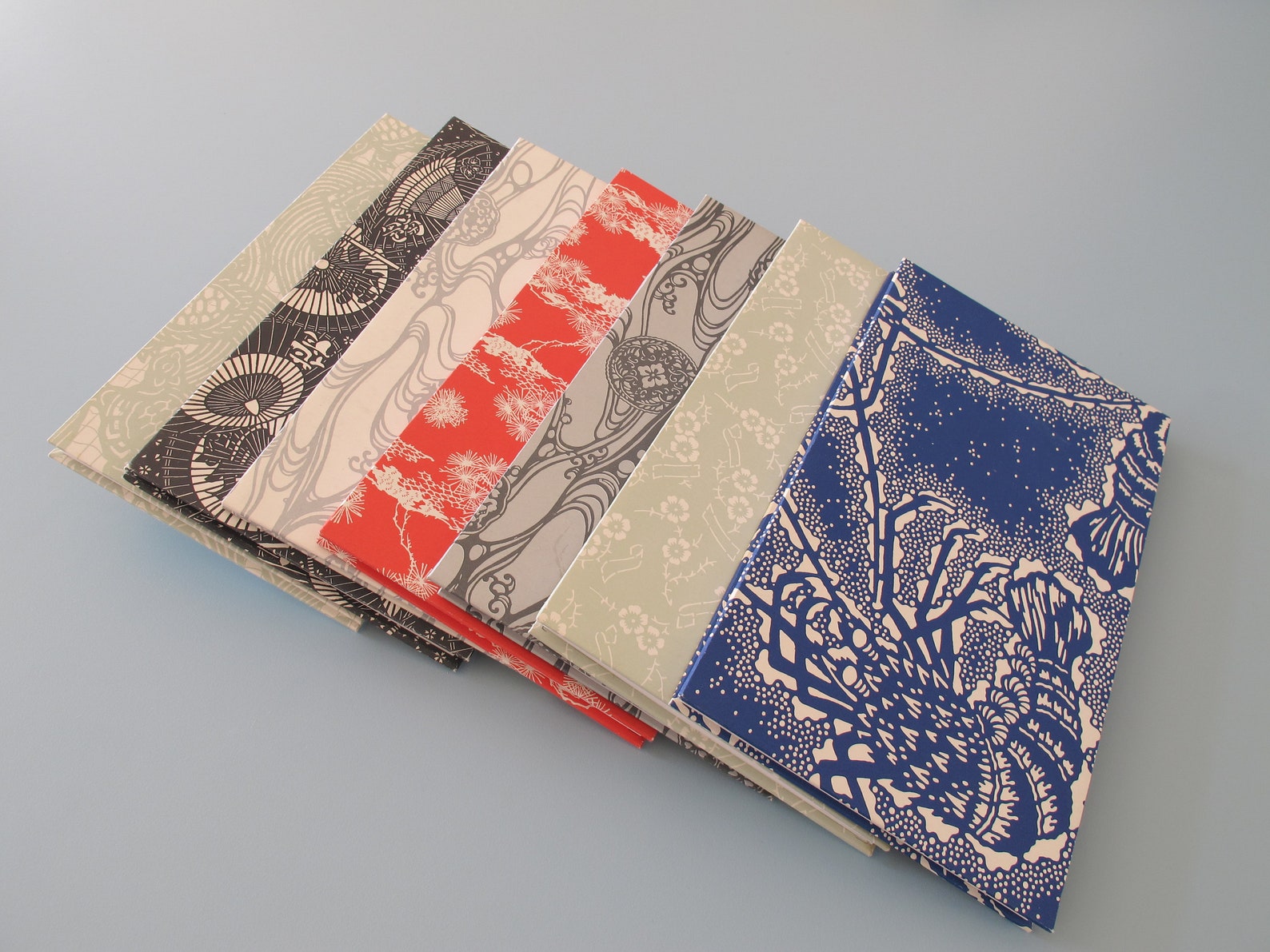 Hardcover Accordion Folded Binding 13.5 X 21.5 Cm Sketchbook Etsy