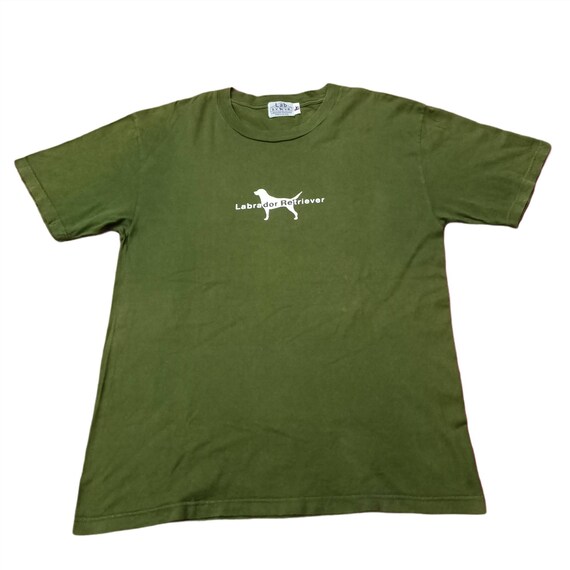 Labrador retriever big logo tshirt size L minor faded Etsy