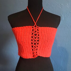 Crochet Halter Top Style Jenni
