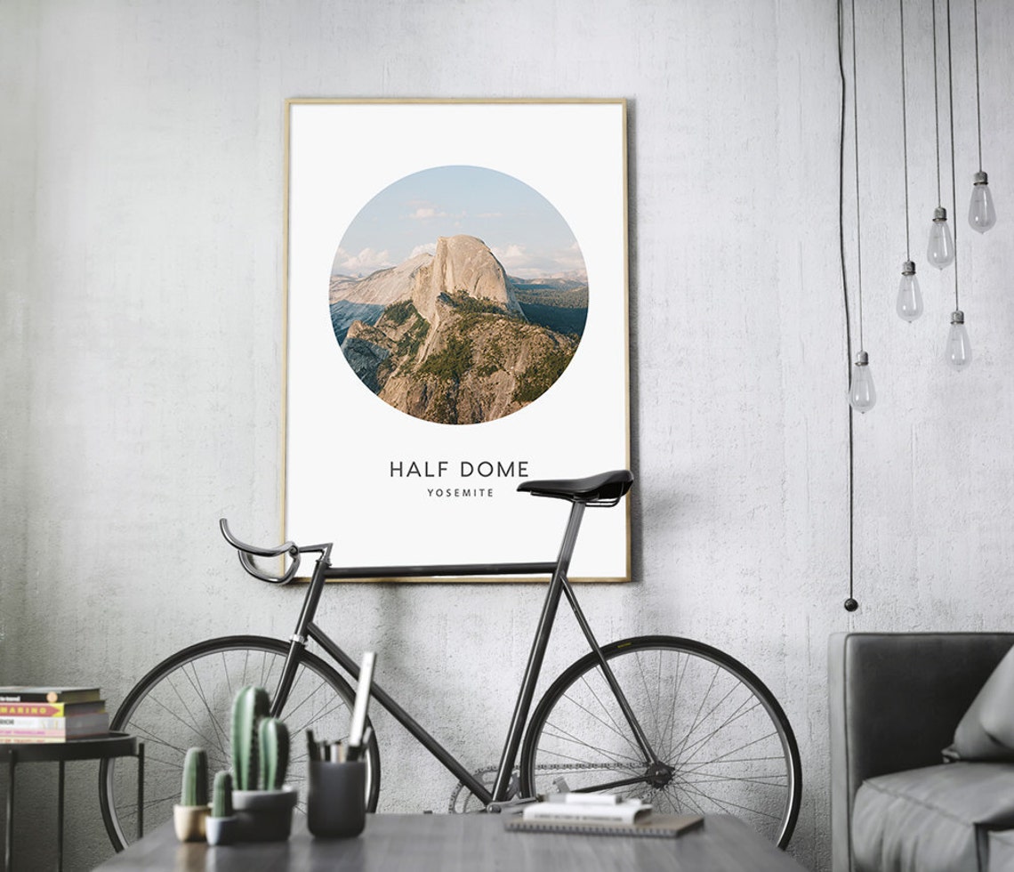 Yosemite Print, Printable Art, Wall Art Print, Travel Poster, Home