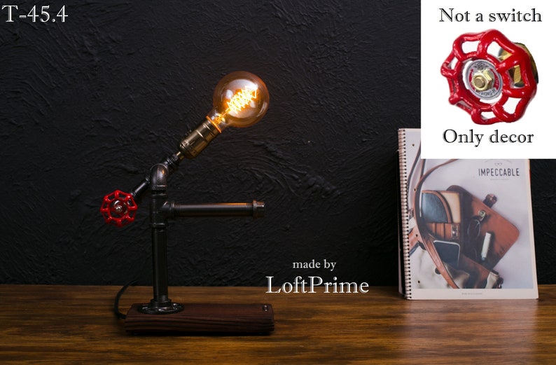Rustic bar lighting Pipe gift Unique pipe Adison Designer foyer lamp Steampunk Barn Lamp Mechanic gifts Loft kitchen lamp