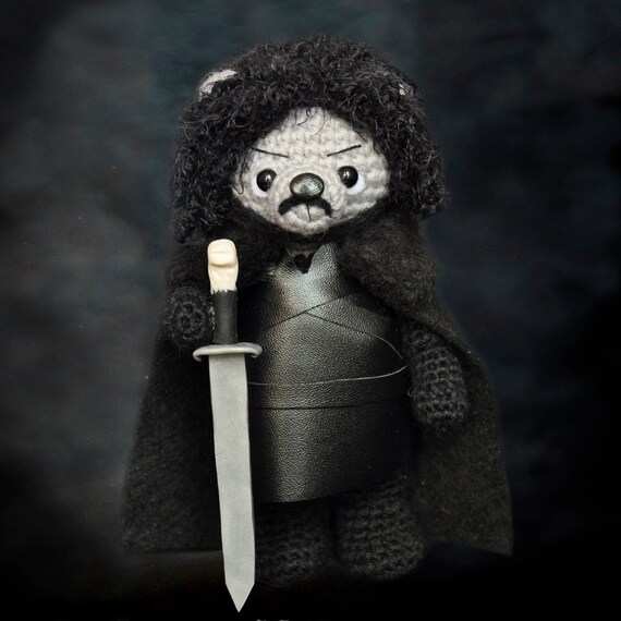 Jon Snow Game of Thrones Knitted bear 