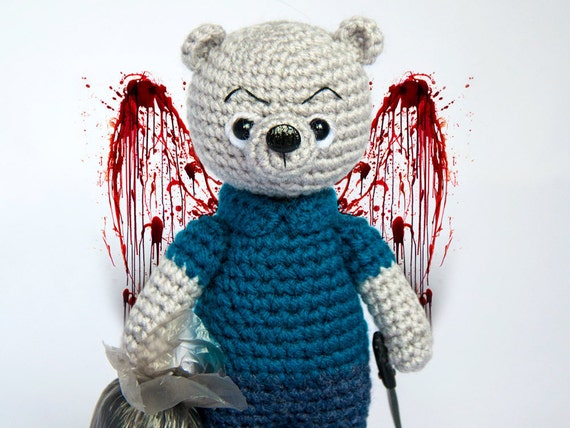 police teddy bear knitting pattern