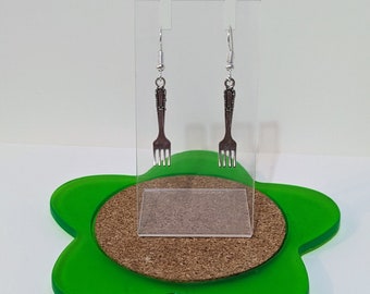 Handmade little mermaid dinglehopper dangle earrings