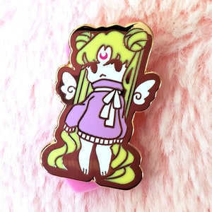 Comfy Sailor Moon Hard Enamel Pin image 1