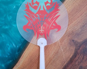 Emet Selch Ascian Transparent Hand Fan