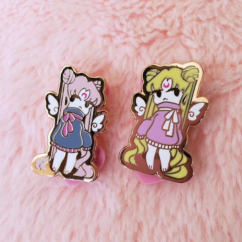 Comfy Sailor Moon Hard Enamel Pin image 3