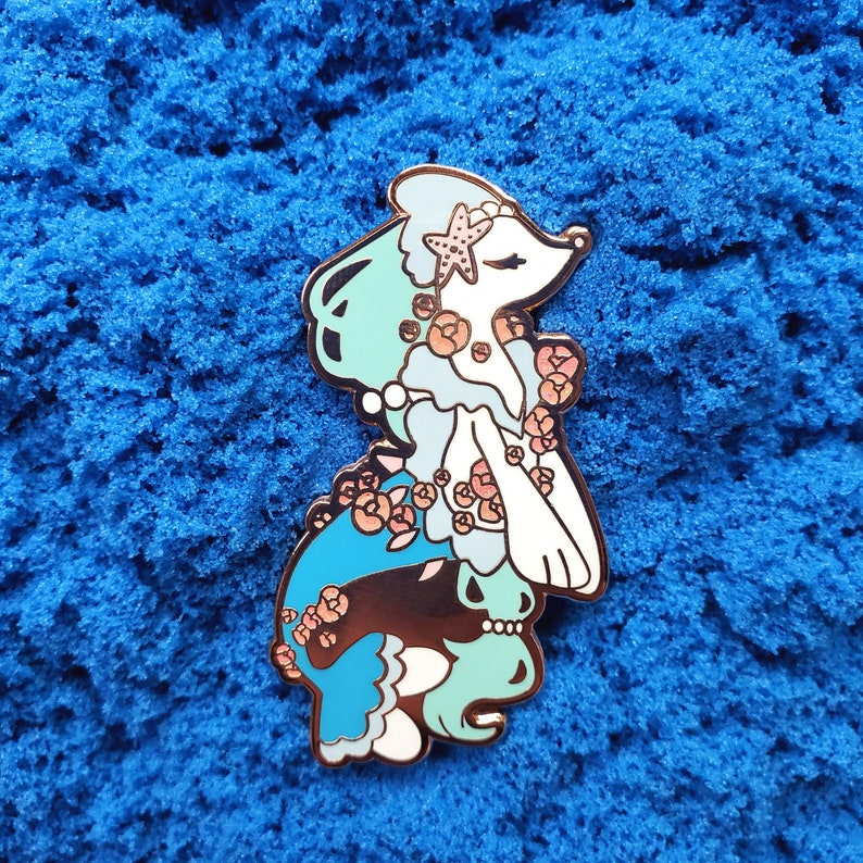 Floral Primarina Hard Enamel Pin