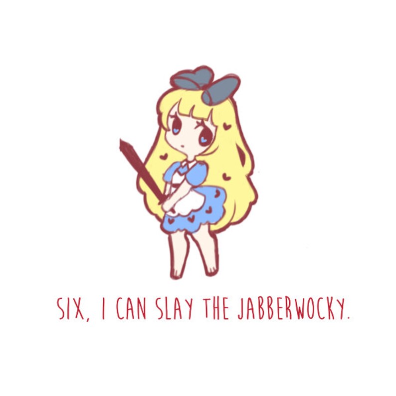 Alice Hard Enamel Pin