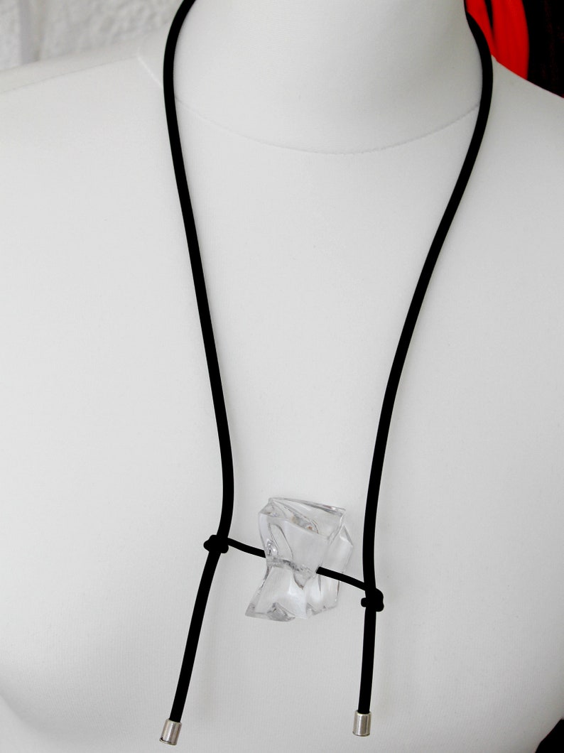 Fashion Matte Alloy Geometric Sweater Necklace