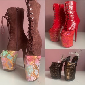 8 inch heels platform