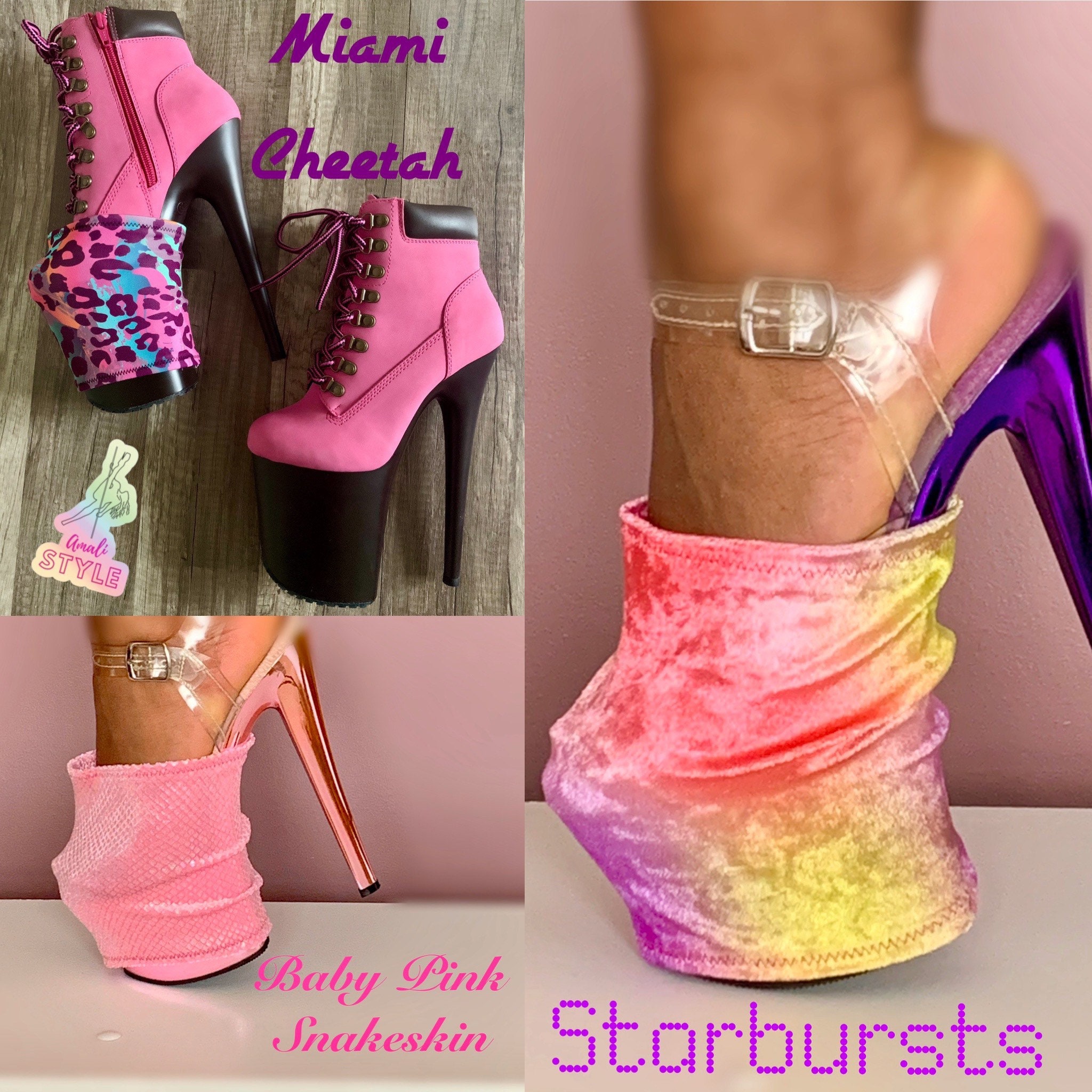 Heel socks Heel covers 7 inch platforms