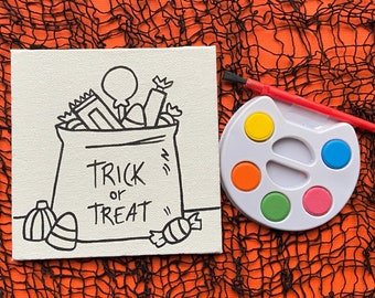 Cadeaux d’Halloween DIY - Activité astuce ou friandise - Idée de tronc ou de friandise