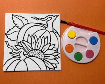 Kit d’artisanat pour adultes à la citrouille - Activité de peinture - Thanksgiving Favors