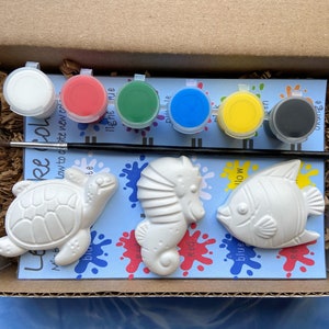 Paint Your Own Sea Animals Magnet Set - Under the Sea Party Favors