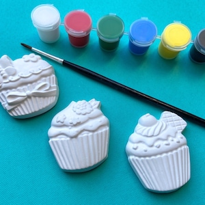 DIY カップケーキ ティーパーティーの記念品 - カップケーキギフト - キッズクラフトキット