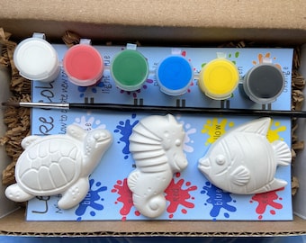 Paint Your Own Sea Animals Magnet Set - Under the Sea Party Favors