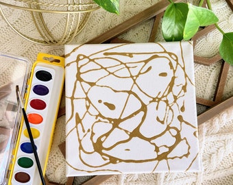 Abstract Art Kit - DIY Kits For Adults - Paint And Sip - Paint It Yourself
