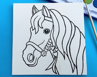 DIY Horse Party Favors - Princess Party - Paint Party Favors - Pony Party