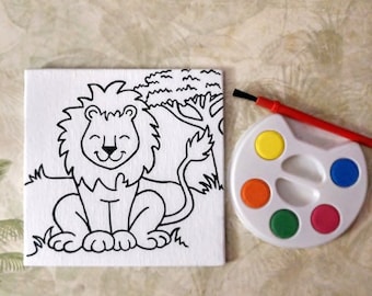 Paint Your Own Lion - Jungle Party - Kids Party Favors