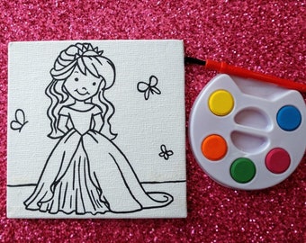 Paint Your Own Princess - Princess Theme - Kids Party Favors