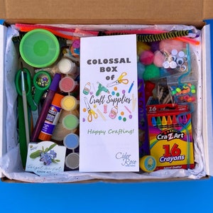 Kids Activity Box  - Busy Box - 5 Minute Crafts and Activities - Arts And Crafts for Kids